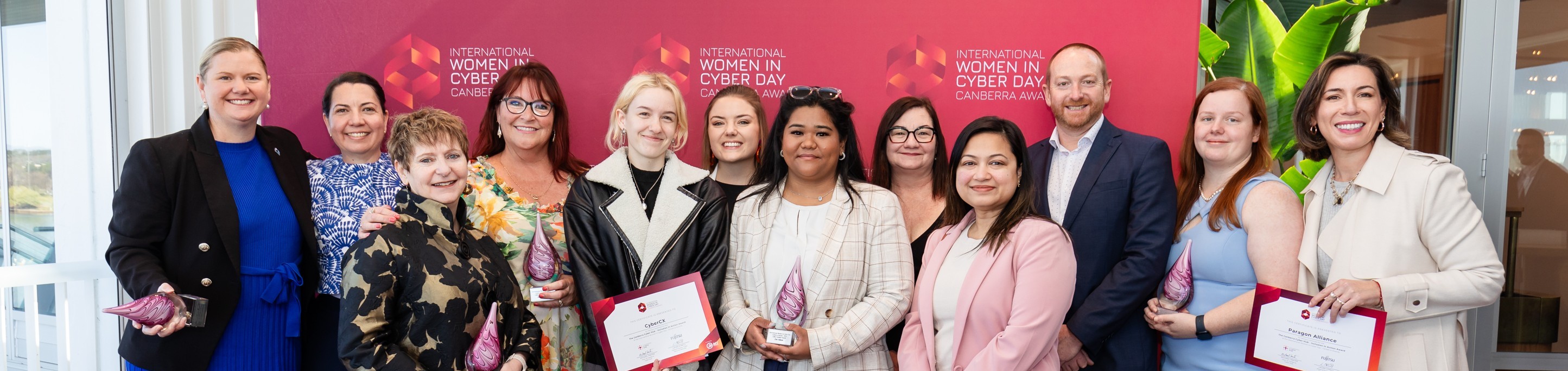 Women winning awards